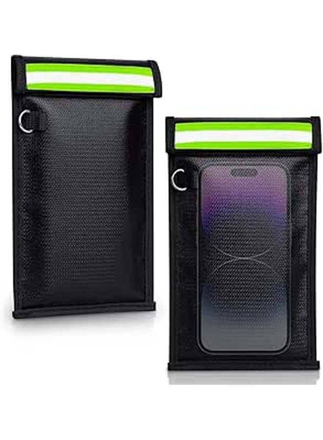 2 Pack Signal Blocking Bag For Cell Phones And Car Keys Waterproof Fireproof Privacy Security - Image 1