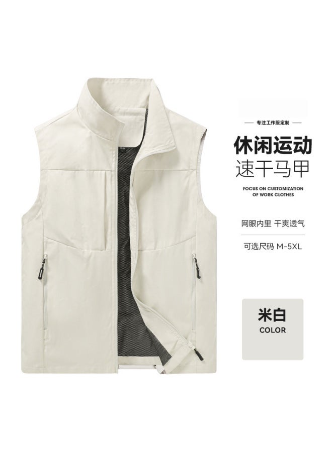 Outdoor Leisure Travel Multi-pocket Overalls Jacket Fishing Photography Vest Overalls Vest Custom Printed Logo