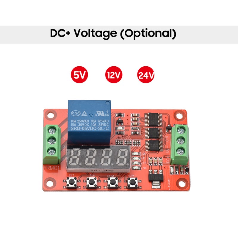Relay Module 24V Newly Upgraded V2.0 With 18 Functions - Power Reverse Connection Protection & 0.01s High Timing Accuracy Relay Control Module for Electrical Circuit Applications - Image 5