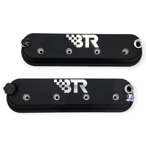 Dynosty BTR LS Valve Covers Black Pair - No Coil Mounts - Cast Aluminum Brian Tooley Valvecovers 4.8 5.3 5.7 6.0 6.2 7.0 LS1 LS3 LQ4 LS7 - Image 1