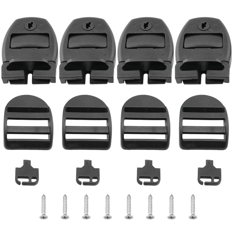 SQXBK SQXBK 4Sets Spa Hot Tub Cover Clips Latch Replacement Kit Hot Tub Cover Latches Clip Lock Latch Replacement Kit Hot Tub  - Image 2