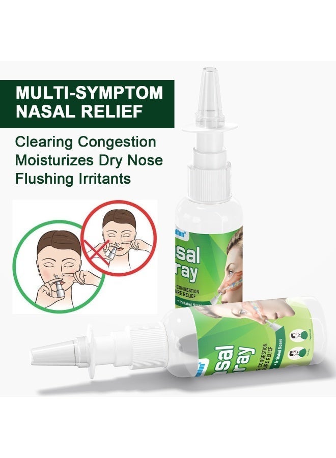 سوميفون رذاذ الأنف تخفيف الاحتقان تخفيف التهاب الأنف التحسسي تهدئة الجفاف تركيبة طبيعية تخفيف سريع لاحتقان وضغط الجيوب الأنفية وتهدئة الأنف المتهيج العناية اليومية بالأنف 20 مل - Image 4
