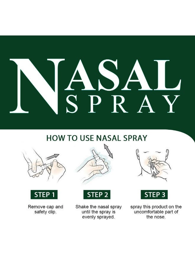 سوميفون رذاذ الأنف تخفيف الاحتقان تخفيف التهاب الأنف التحسسي تهدئة الجفاف تركيبة طبيعية تخفيف سريع لاحتقان وضغط الجيوب الأنفية وتهدئة الأنف المتهيج العناية اليومية بالأنف 20 مل - Image 3