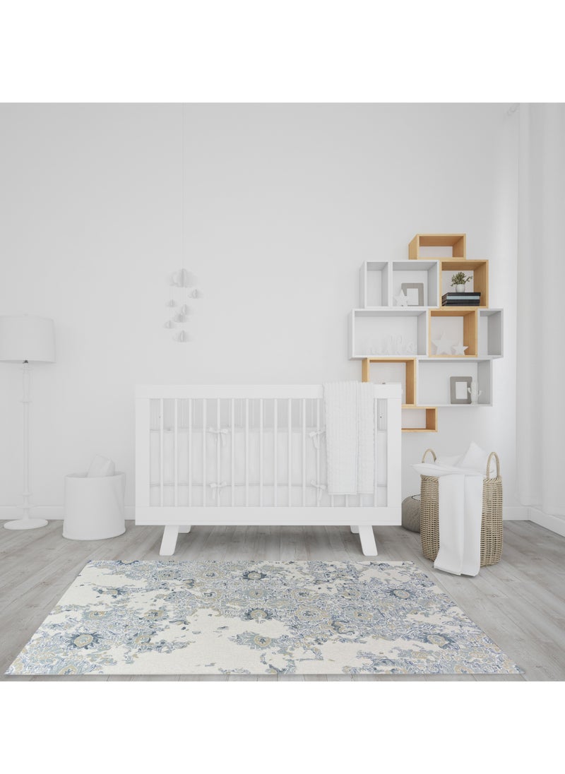 AURUM HOME AH06A Hand Tufted  Modern Area Rug  Indoor Living Dining Bedroom Room and Gallery Area Rugs Loop Cut Wool, Rectangle  - Image 2