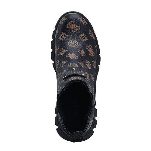 GUESS Women's Hestia Boot, Brown/Black 210, 7.5 - Image 2