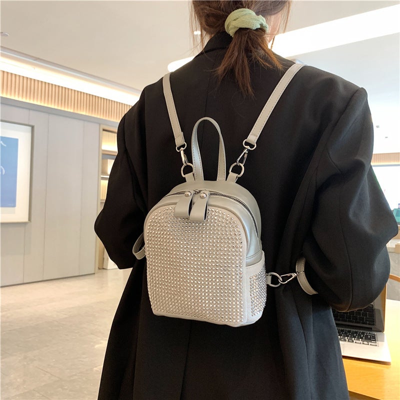 Korean Style Travel Backpack 2023 Autumn New Fashion Simple Class Schoolbag Leisure Outdoor Women'S Backpack - Image 4