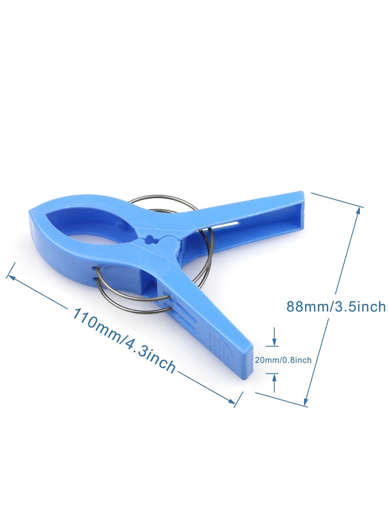Beach Towel Clips, Towel Clips for Chairs on Cruise, 8 Pack Large Clips Clamps,Clothes Pegs,Beach Towel Holder  - Image 4