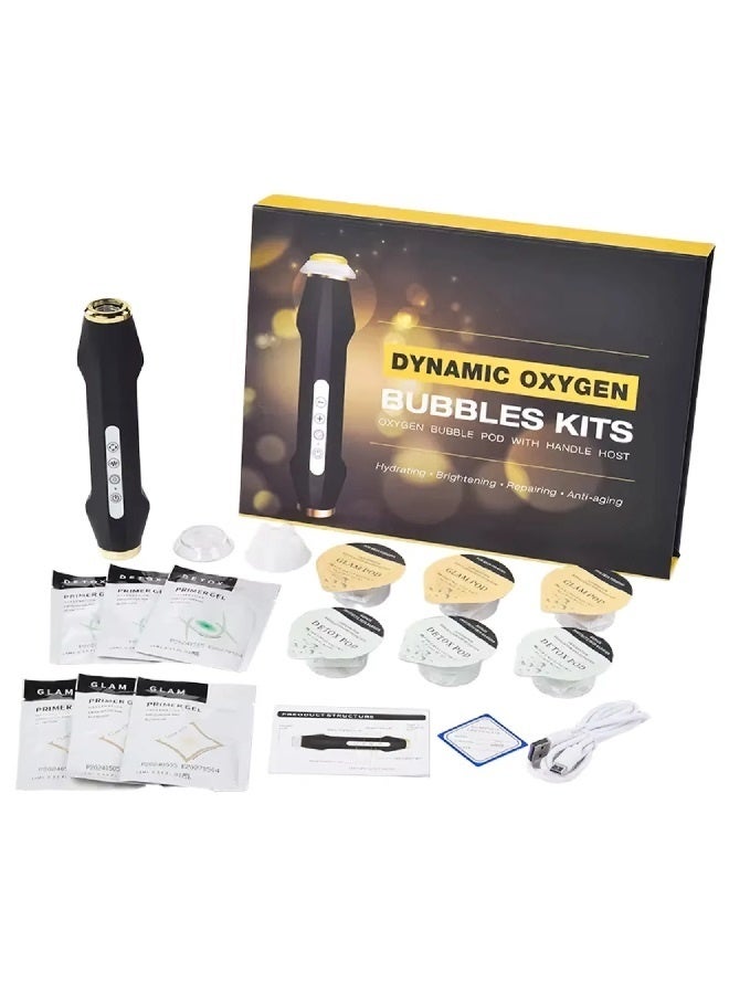 PROFESSIONAL Portable Dynamic Oxygen Bubble Device with 6 Pods & 6 Gels - Image 1