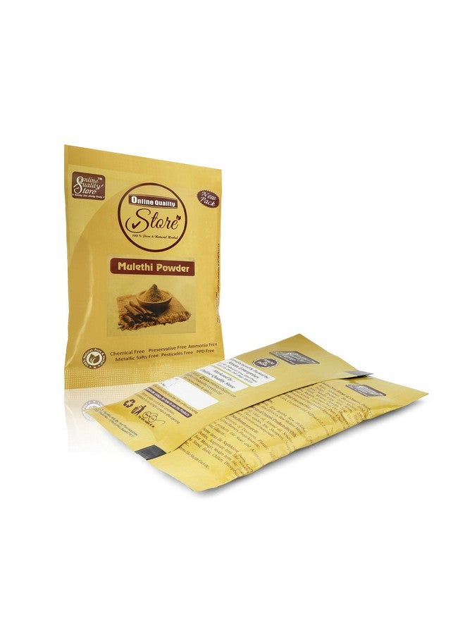 Online Quality Store Natural Mulethi Powder (Yashtimadhu Root Powder), Liquorice Powder For Body, Skin, and Hair | Skin Whitening(50g, Pack of 1) - Image 5