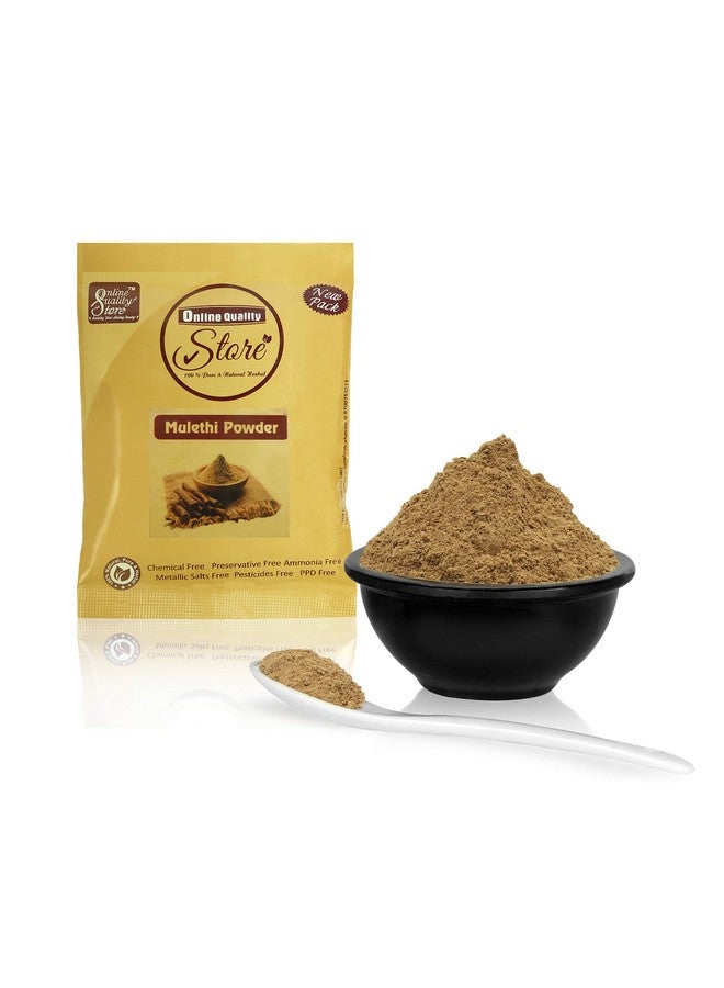 Online Quality Store Natural Mulethi Powder (Yashtimadhu Root Powder), Liquorice Powder For Body, Skin, and Hair | Skin Whitening(50g, Pack of 1) - Image 2