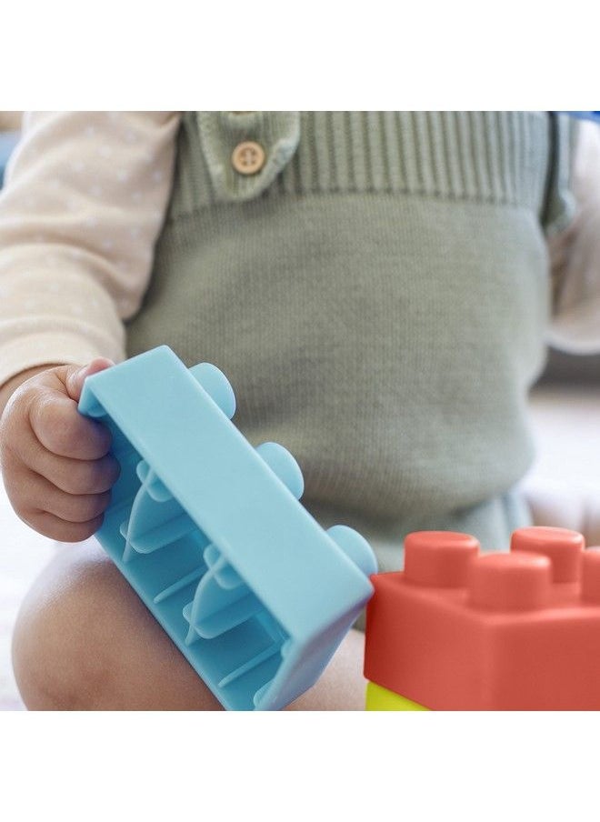 infantino - Super Soft Building Blocks Easy To Hold For Babies & Toddlers Bpa Free Multi Colored 12 Piece Set - Image 1