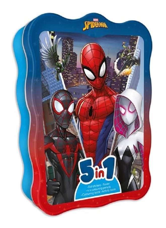 null - Marvel Spider-Man: 5-in-1 Tin - Image 1