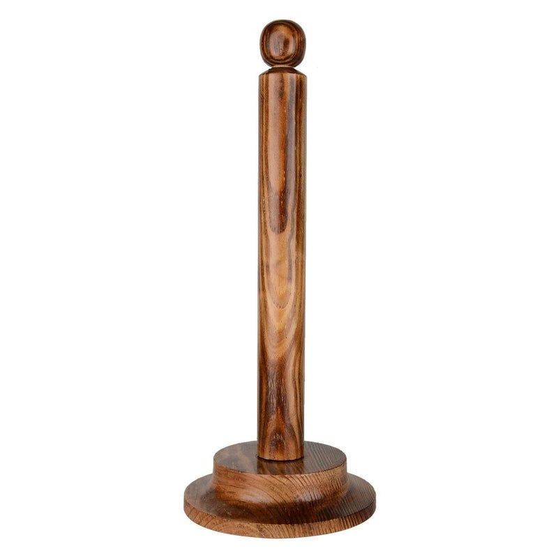 SKAFA Wooden Kitchen Roll Holder, 17X17X32 Cm, Brown - Image 5