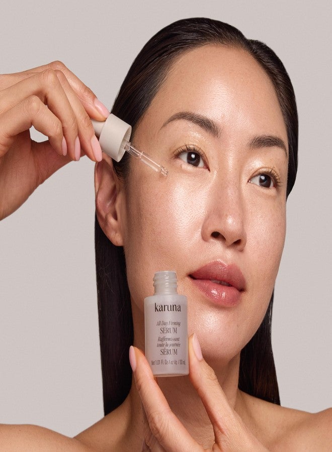 Karuna All Day Firming Serum - Anti-Aging Peptide & Collagen Face Serum with 6-Form Hyaluronic Acid – Lightweight Plumping & Hydrating for All Skin Types | Non-Toxic & Firming, Dermatologist Tested - Image 4