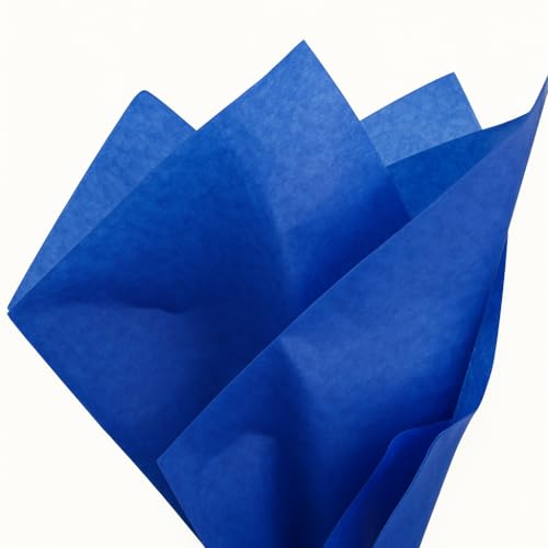 PMLAND 100 Sheets Blue Tissue Paper Bulk 20x15 Inches Double Sided Color Wrapping Tissue Paper for Gift Wrap Bags Crafts Wedding Party and Holiday Decorations - Image 2
