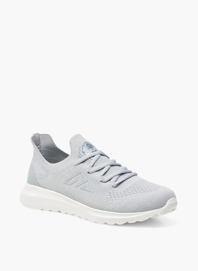 شو اكسبرس Women's Logo Detail Sports Shoes with Lace-Up Closure
