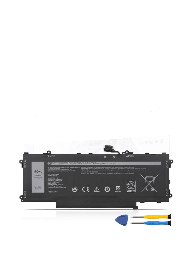 Terabyte بطارية احتياطية لجهاز الكمبيوتر المحمول متوافقة مع Dell Latitude 9440 9450 2 في 1 سلسلة - Image 1