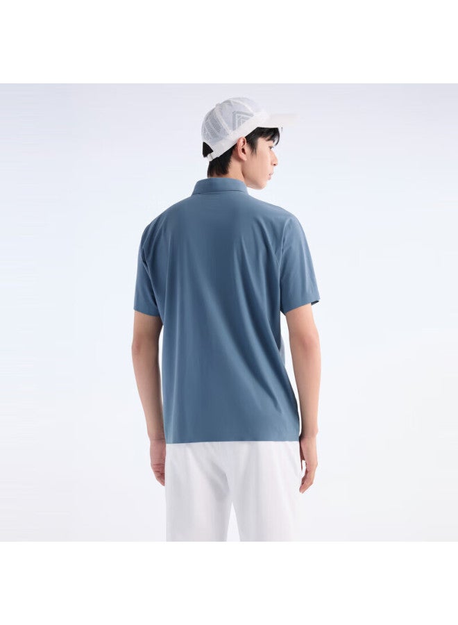 Joeone Men's Short-sleeve Polo Shirt, Moisture-wicking Quick-dry 7a Antibacterial Polo Shirt, Summer High-elasticity Short-sleeve T-shirt For Me - Image 1