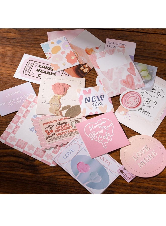 Beauenty Vintage Scrapbook Kit, Journaling Scrapbooking Supplies with A6 Grid Notebook, Aesthetic Paper, Stickers, Washi Tape for DIY Craft ﻿ - Image 5