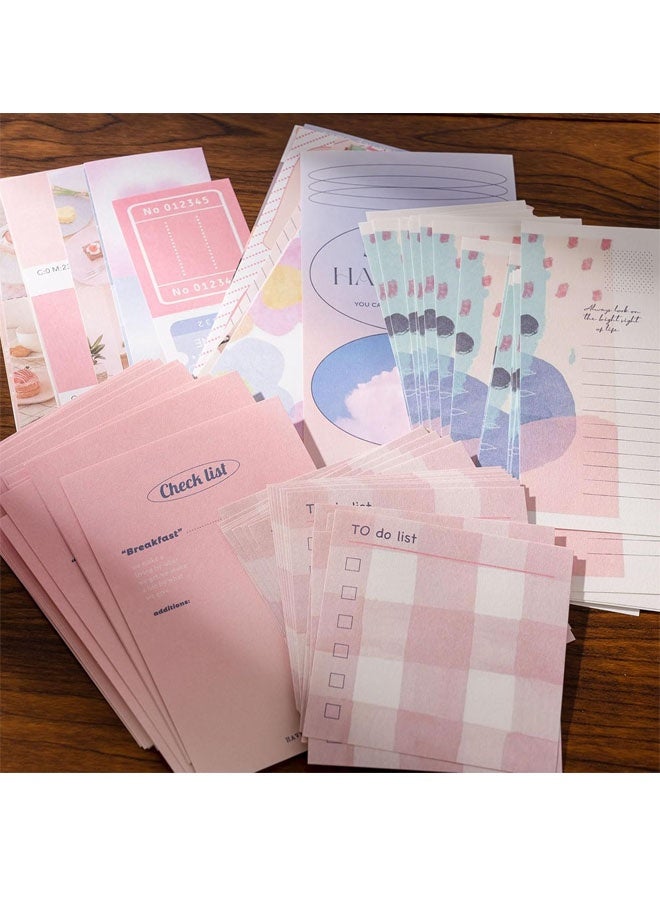 Beauenty Vintage Scrapbook Kit, Journaling Scrapbooking Supplies with A6 Grid Notebook, Aesthetic Paper, Stickers, Washi Tape for DIY Craft ﻿ - Image 4