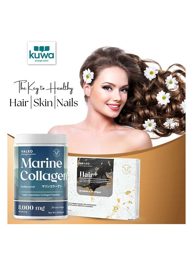 VALEO Marine Collagen And Valeo Hair+ Combo - Image 2