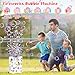 Panamalar Fireworks Bubble Machine Automatic Bubble Blower for Kids 20000 Bubbles per Min 26 Holes Bubble Machine with Lights240ml Solution DIY Sticker Bubble Maker Toys for Outdoor Party Wedding - Image 4