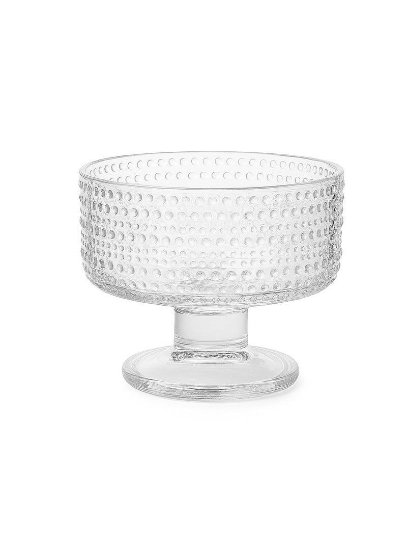 AL-GANNAS 8-Piece Crystal Glass Dessert Bowl Set with Base | Premium Cups for Sweets & Ice Cream - Image 3