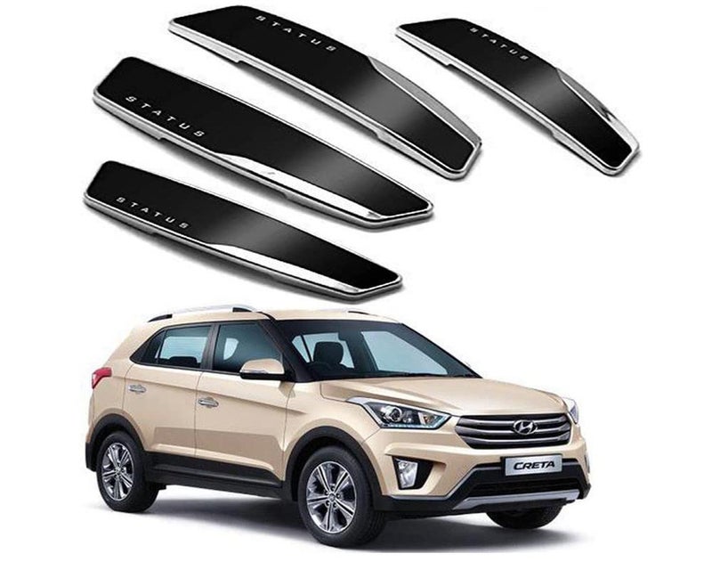 Auto E-Shopping Status Car Door Guard Edge Protector Black Color for Creta Set of 4 Pieces - Image 5