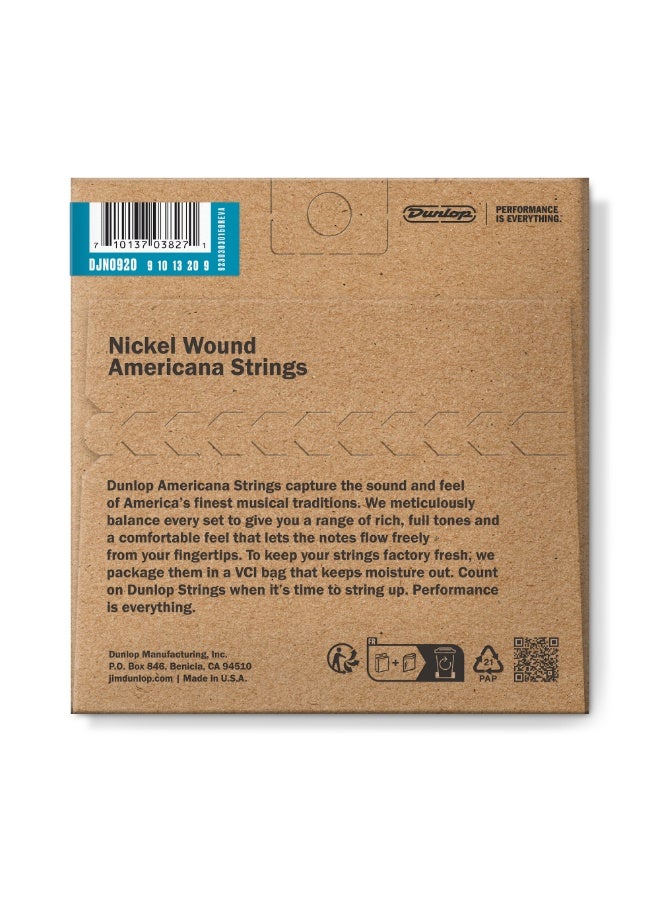 Dunlop DJN0920 Americana Nickel Wound – Tenor Loop End Banjo Strings 09-20 5-String - Image 3