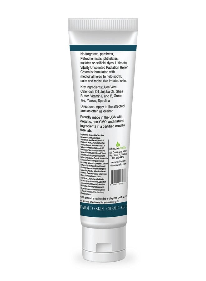 UltimateVitality Unscented Radiation Burn Relief Cream - Calendula Cream for Radiation Patients, Natural, Organic, Paraben, Pthalate Free - 6 ounces - Image 5