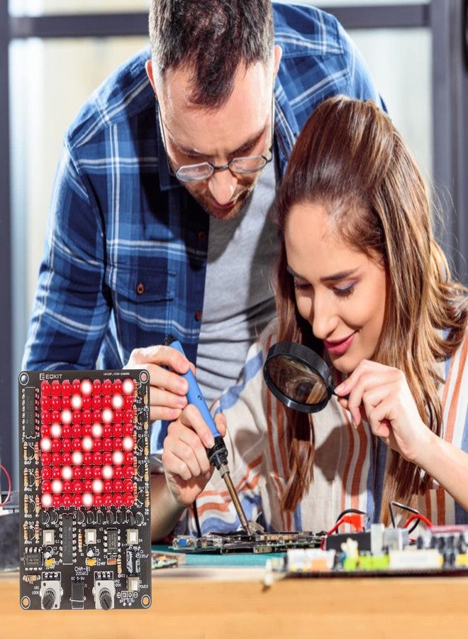 IS Soldering Learning Kit, ICSTATION LED Soldering Practice Kit With Knob Control LED Light Kit Soldering Project for Back to School Students STEM Teaching and Learning Education - Image 5