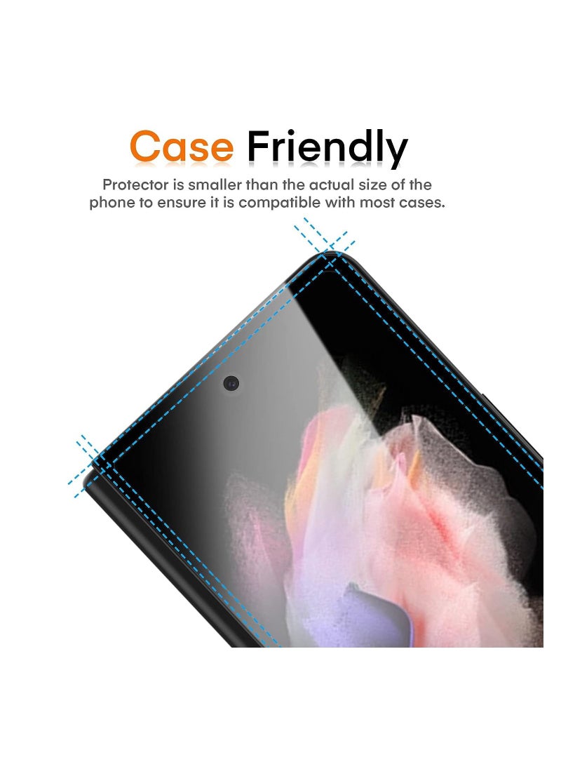Generic - 2 Pack Samsung Galaxy Z Fold 5 Screen Protector Front Tempered Glass Full Coverage Screen Protector Fingerprint Resistant Scratch Resistant for Samsung Galaxy Z Fold 5 - Image 1