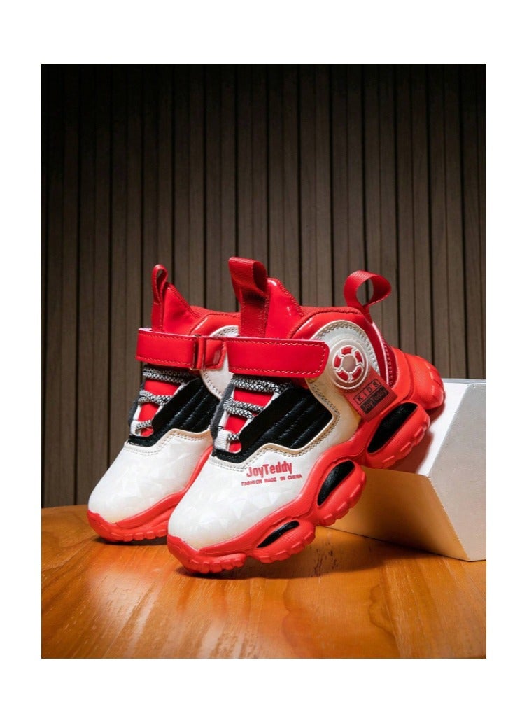 بونكا سلة أحذية كرة بطباعة أحرف لاصقة سحري رياضي للأولاد - Image 1