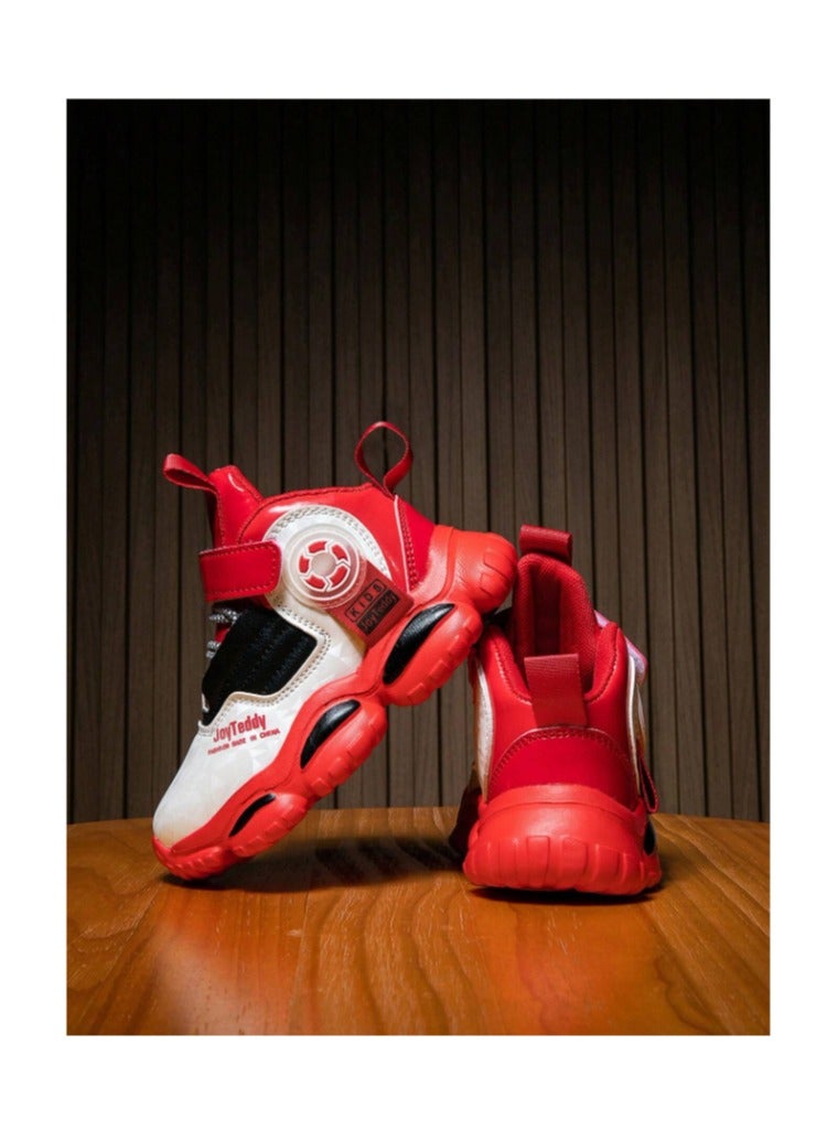 بونكا سلة أحذية كرة بطباعة أحرف لاصقة سحري رياضي للأولاد - Image 4