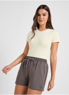 Ginger Basics Crew Neck Polyamide Bodysuit  - Image 1