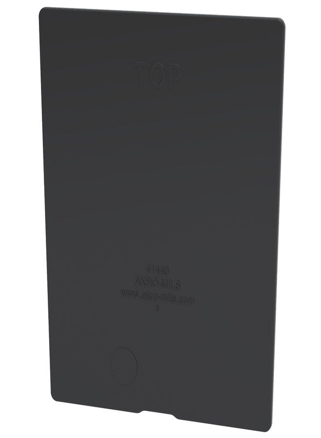 Akro-Mils 41440 Plastic Width Dividers for AkroDrawers Plastic Storage Drawers Models 31142 and 31148, Custom Storage Inserts for Tools, Parts & Supplies, 6-Pack, Black - Image 1