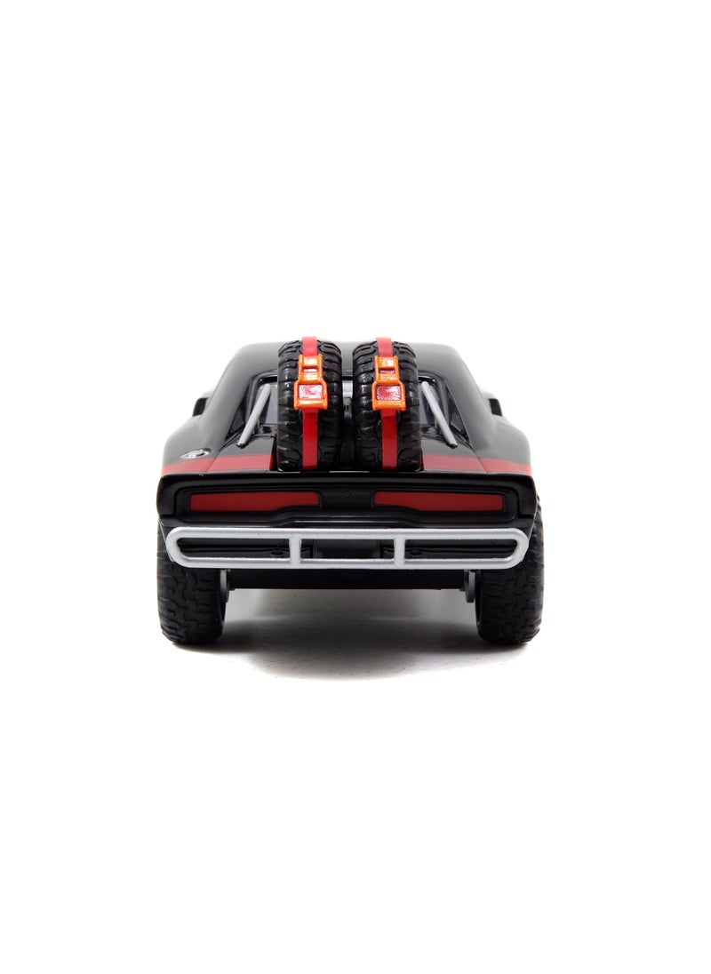 Jada Toys Jada Dom's 1970 Dodge Charger R/T Off Road Version Fast & Furious 7" Movie 1/24 Diecast Model Car  - Image 5