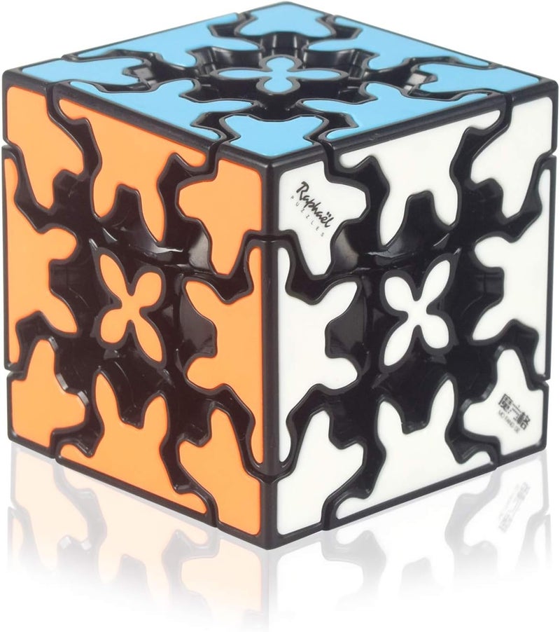 Gear Cube 3x3 with Three-Dimensional Gear Structure - Magic Cube Puzzle Toy (57mm) - Image 1