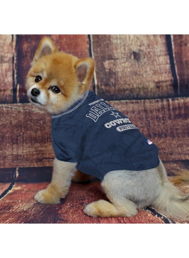Pets First NFL DALLAS COWBOYS Dog T-Shirt, Small - Image 2