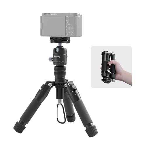 SmallRig VT-20 Aluminum Mini Tripod, 20" Desktop Tripod with 360° Ball Head, Compact Desktop Tripods for DSLR Camera Video Camcorder, Load up to 13lb/6kg - Image 1