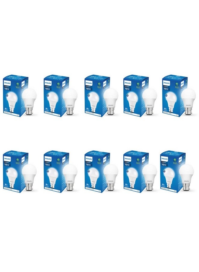 Philips Ace Saver 10W B22 LED Bulb,900lm, Cool Day Light, Pack of 10 - Image 1