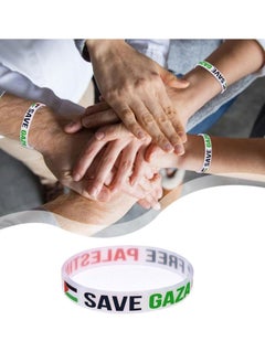 General Silicone Palestine Flag Bracelet Wristband for Men Women  - Image 1