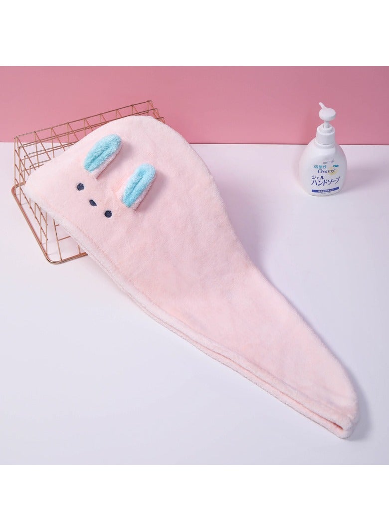 Goolsky 1pc Hair Drying Cape, Cute Cartoon Hair Drying Towel, Water Absorbent Head Wrap ﻿ - Image 1