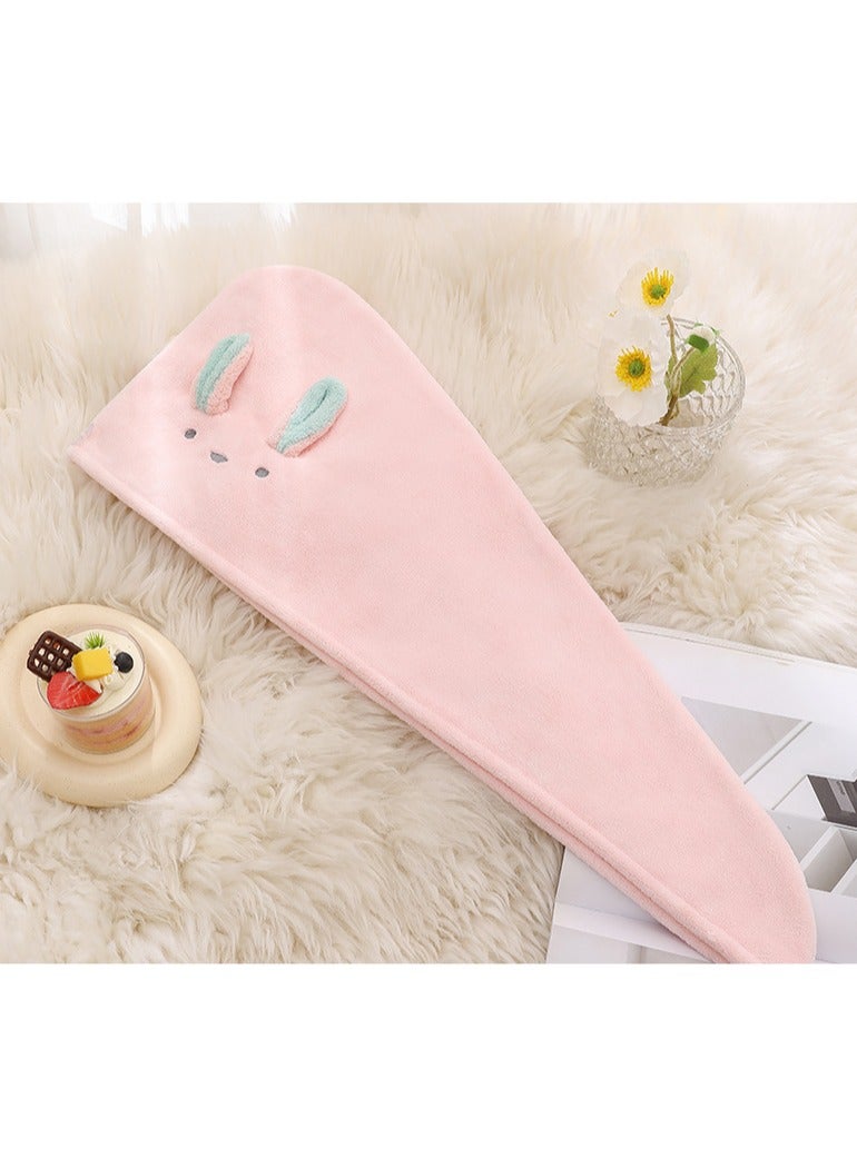 Goolsky 1pc Hair Drying Cape, Cute Cartoon Hair Drying Towel, Water Absorbent Head Wrap ﻿ - Image 2
