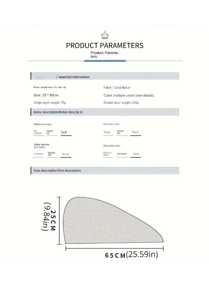 Goolsky 1pc Hair Drying Cape, Cute Cartoon Hair Drying Towel, Water Absorbent Head Wrap ﻿ - Image 4