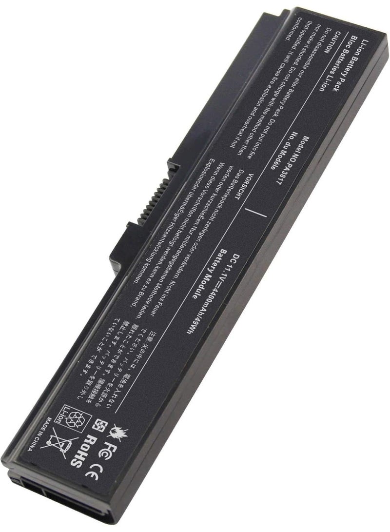 PA3817U-1BRS Laptop Battery Replacement for Toshiba Satellite C655 C675 C675D L645 L645D L655 L655D L675 L675D L745 L755 L755D P745 P755 P775 M645 A660 A655 PA3817U Series Battery - Image 1