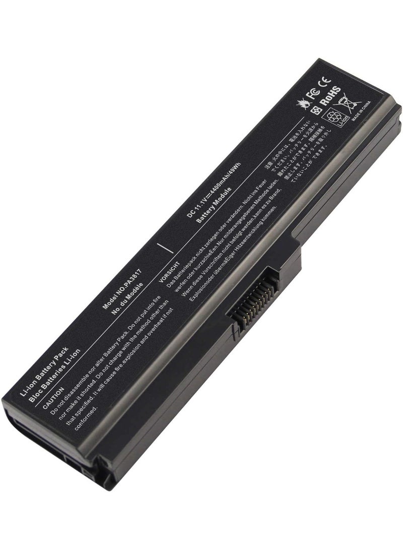 PA3817U-1BRS Laptop Battery Replacement for Toshiba Satellite C655 C675 C675D L645 L645D L655 L655D L675 L675D L745 L755 L755D P745 P755 P775 M645 A660 A655 PA3817U Series Battery - Image 2