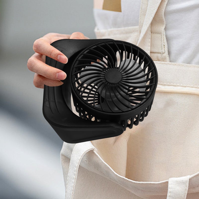 2 Sets Household Pocket Fan Convenient Personal Fan Portable Mini Fan Convenient Desktop Fan Small Usb Fan - Image 2