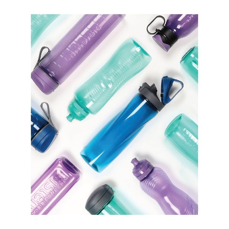 sistema زجاجة سيسما 850 مل ترافيرس، زجاجة مياه رياضية خالية من BPA للأطفال، المدرسة، المكتب، الصالة الرياضية، السفر والأنشطة الخارجية - بنفسجي - Image 3