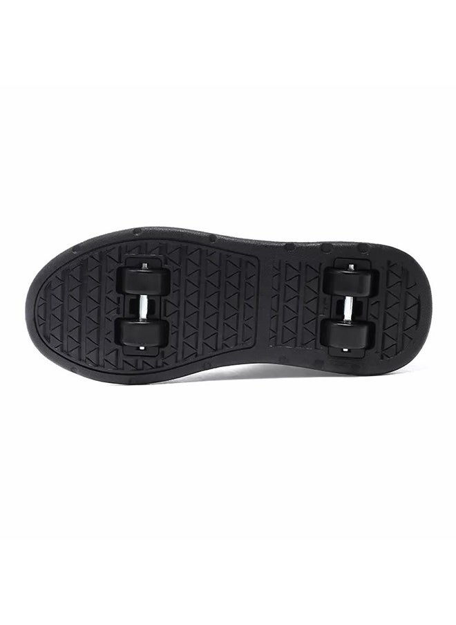 XiuWoo - Kids Roller Skates LED Two-Wheel Flash Stylish Shiny Sneaker Skates With Wheels and Lightning Soles For Easy Swivel Buckle Kids Shoes - Image 1